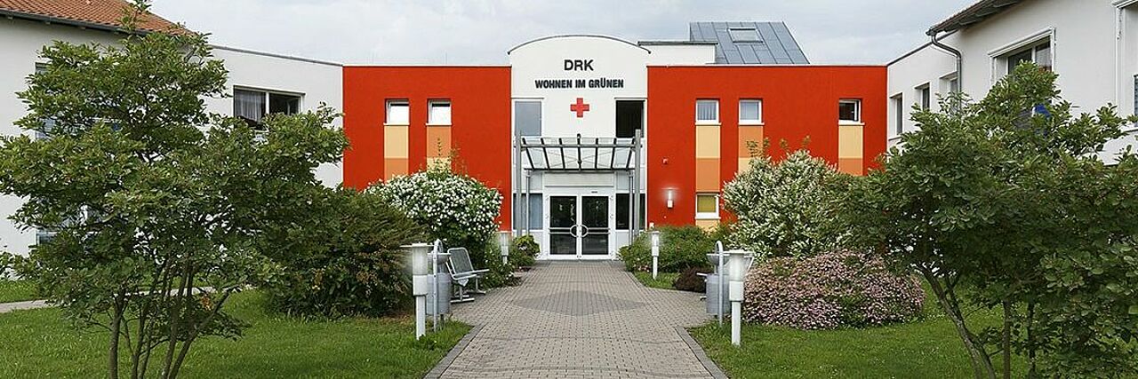 Eingang Seniorenheim in Dreißigacker